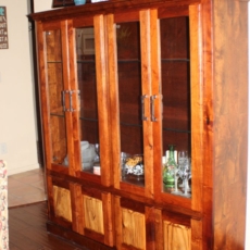 Mixed Mesquite _ Alder wood cabinet