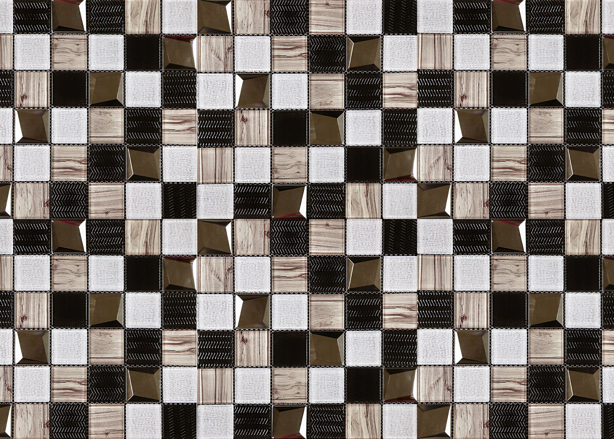 Lince 3D Glass Mosaic