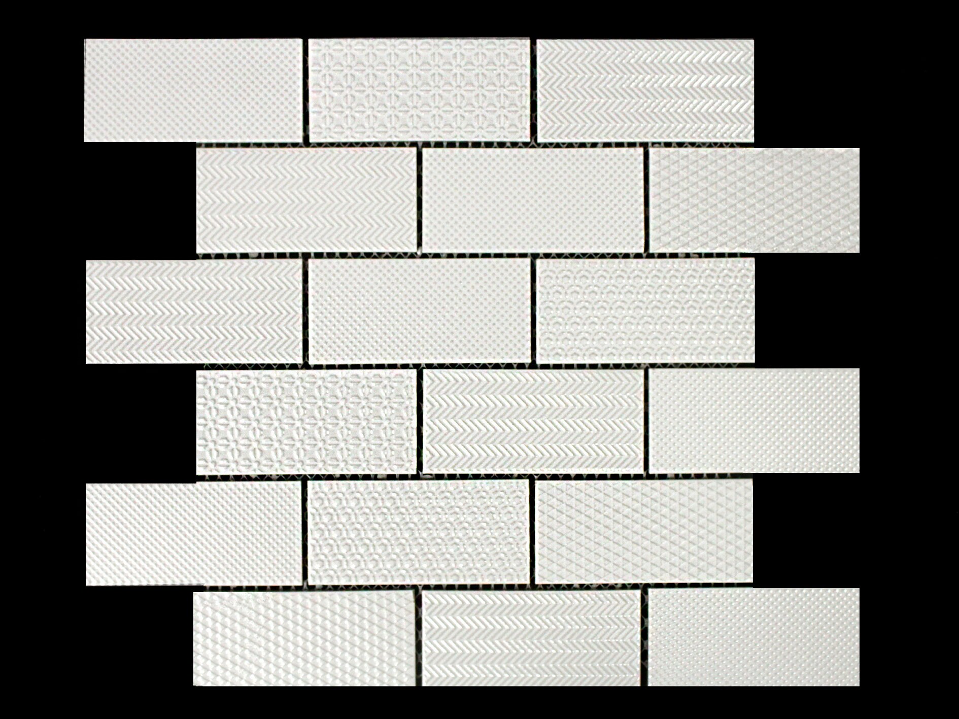 Brickel Ceramic Mosaic Backsplash