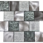 Tanis Silver Glass & Metal Mosaic
