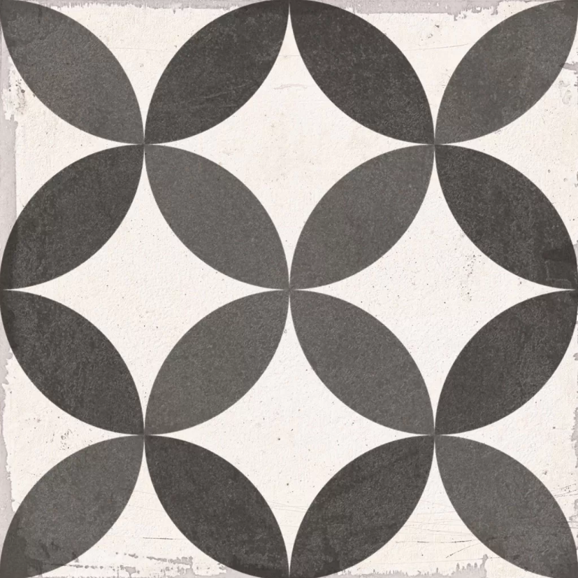 Chez Coco Arch – 10″x10″ Decorative Porcelain Tile (for walls and floors)
