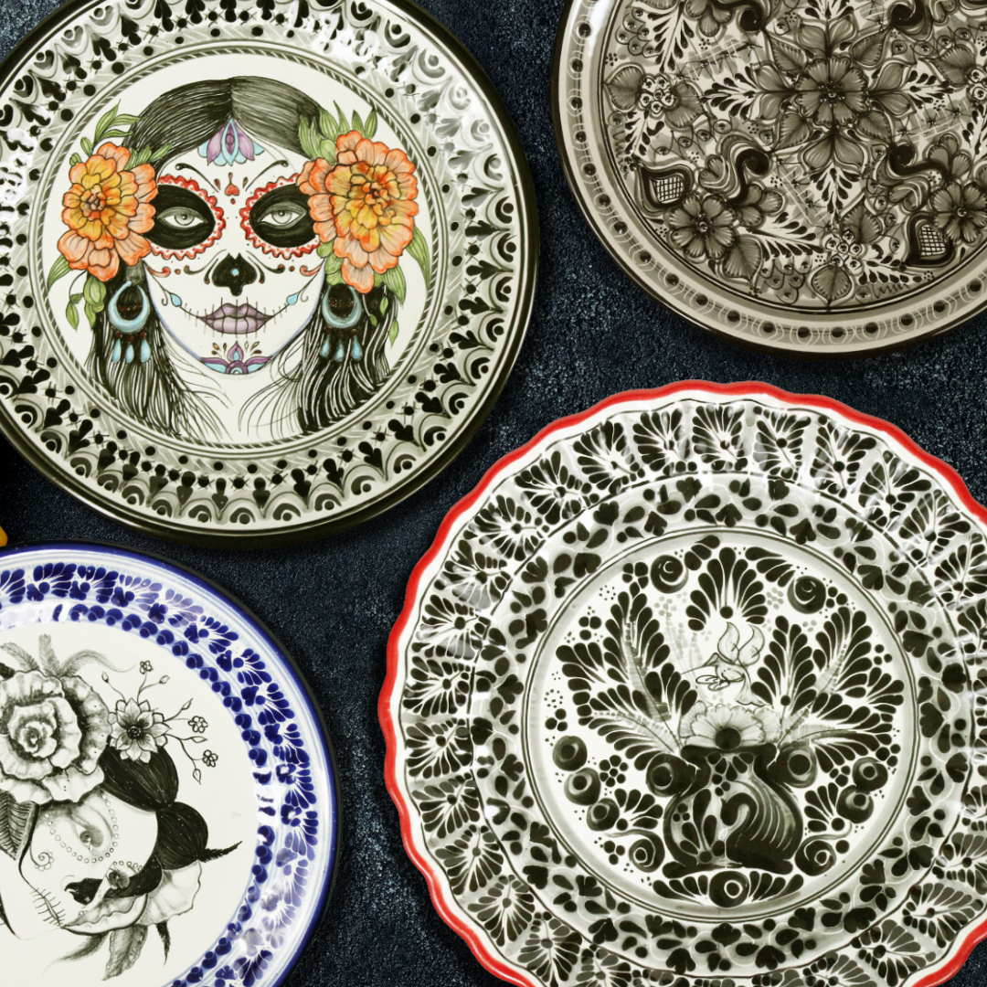 Decorative Talavera Serving plate collection