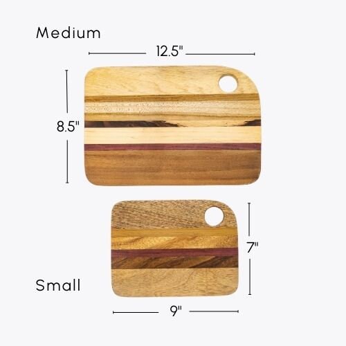 Exotic Wood Cutting Board or Charcuterie Board