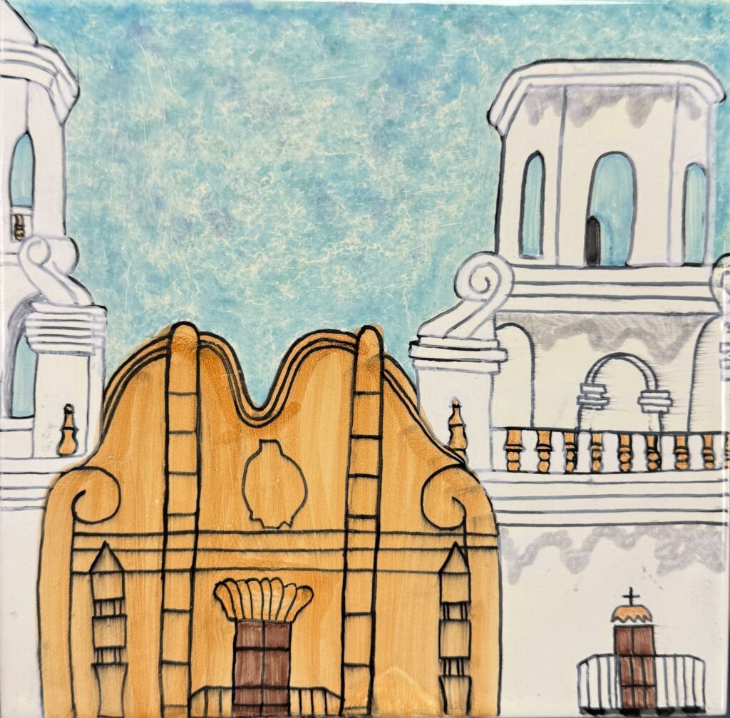 Talavera Mural Mision San Xavier
