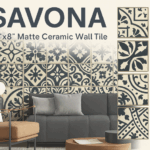 Savona Matte Deco Ceramic tile -8″x 8″