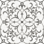 Chipza Black Vitrified big depth embossed deco tile – 24×24