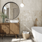 Armony White Ceramic deco tile – 4×12