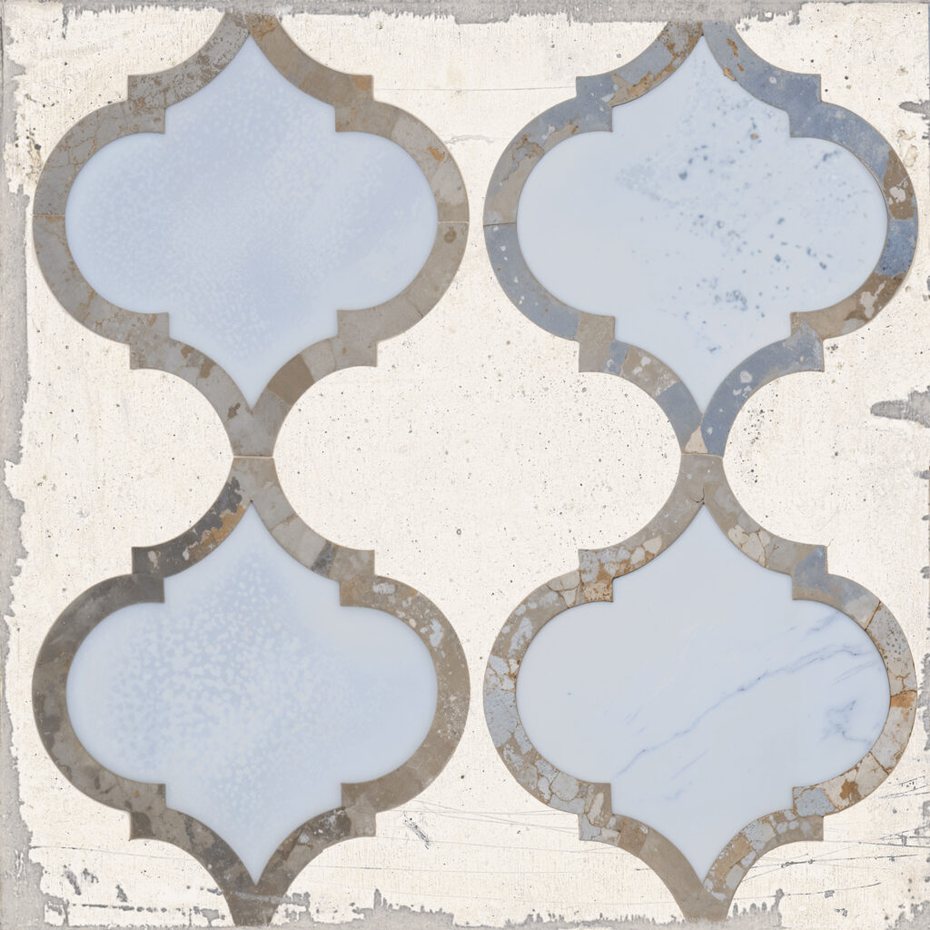 Vichy Mix Matte Porcelain deco tile -10×10