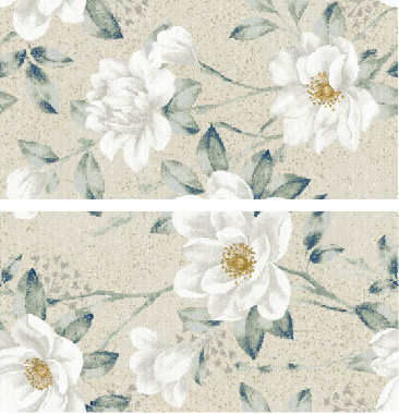 Flowlux Verde & Beige Mosaic wallpaper look porcelain tile