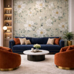 Flowlux Verde & Beige Mosaic wallpaper look porcelain tile