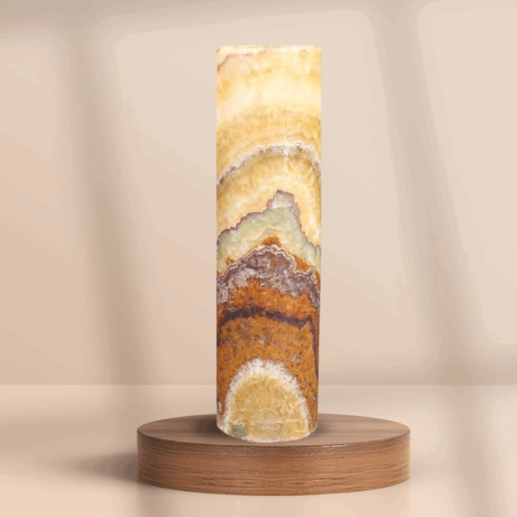 Canyon Spirit – Cylinder Onyx Accent Lamp