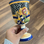 Mexican Talavera Wine Goblets – Handcrafted Set of 4