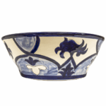 Traditional AL 217 Talavera Round Sink – Blue