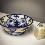Traditional AL 217 Talavera Round Sink – Blue