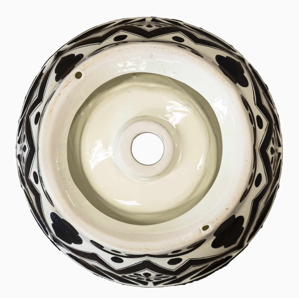 MD Negro Round Mexican Talavera Sink – Artisanal