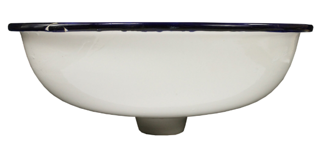 MR Oval Traditional Mexican Talavera Sink – Multicolor