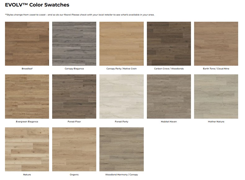 Evolv West Coast Luxury Laminate- Monolithic Waterproof Real Wood