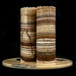 Golden Canyon Onyx Lamp – Freeform top