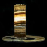 Golden Canyon Onyx Lamp – Freeform top