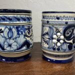 Talavera Puebla Beer Mug – Hand-Painted Mexican Pottery