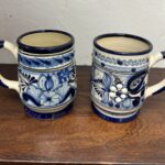 Talavera Puebla Beer Mug – Hand-Painted Mexican Pottery