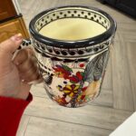 16oz Hand-Painted Talavera Mug – Flower Child Mexican Ceramic Coffee Cup, Handmade Pottery