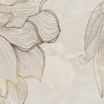 Rose Onyx Crema Decore Porcelain Wall Tile 24×48- Carved Finish