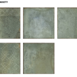 Austral Verde Spanish Rustic Green Porcelain Tile 10×10 Glossy Floor & Wall Tile