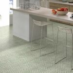 Modern Geometric Porcelain Tiles 8″x8″ – Decorative Terra & Green Tiles